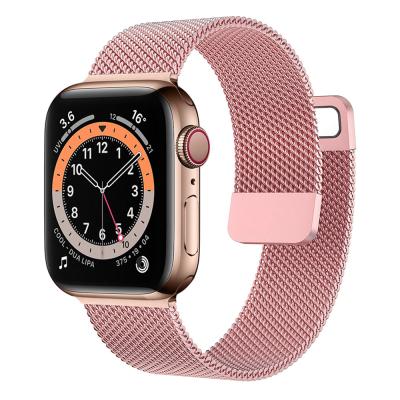 China Flexible Magnetic Buckle Metal Strap Strap For Apple Watch Band iWatch Se 4 5 6 serie 3 for sale