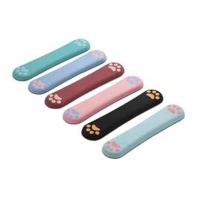 China Non-slip Silicone Cartoon Paw Cat Memory Foam Wrist Rest Anti-Slip Ergonomic Pad Hand Rest for sale