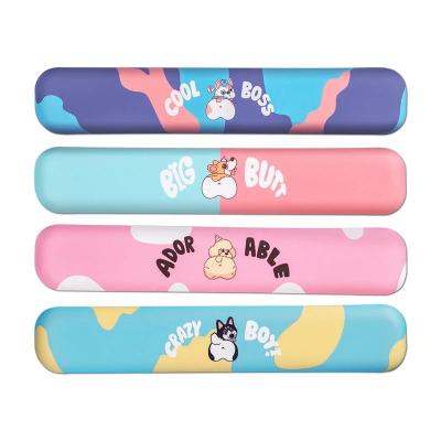 China Palmrest Cute Comfortable Palmrest Corgi Memory Foam Keyboard Hand Rest Anti-Slip Mouse Pad Wrist Rest Support for sale