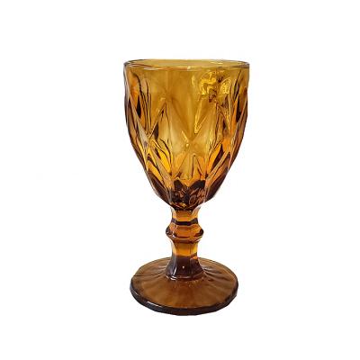 China Joy Tableware American Cheap Red Glass Tumbler Style Amber Water Tumblers for sale