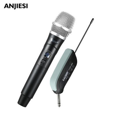 China Anti Speech MIC Wireless Handheld Conference UHF Interference Mobile Phone Microphone SLR Handheld Microphone Plug-and-play Wireless Transmission for sale