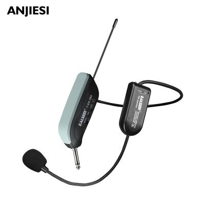 China Plug-and-Play Wireless Conference Talk Anti Interference Mobile Phone UHF Wireless Microphone Headset Microphone SLR Headwear MIC for sale