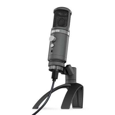 China Live Broadcast USB Desktop Microphone USB Condenser Microphone Microphone With Mic Stand For Sound Recording Podcast Studio Condenser Microphone for sale