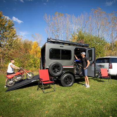 China Manufacturer Micro-lite Toy Hauler Camper Travel Trailer Ecocampor Off Road Adventure Trailer for sale