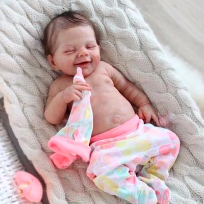 China Wholesale 22 Inch DIY Soft Touch Sleeping Soft Touch Baby Unfinished Fresh Color Popular Reborn Doll Kits High Simulation for sale