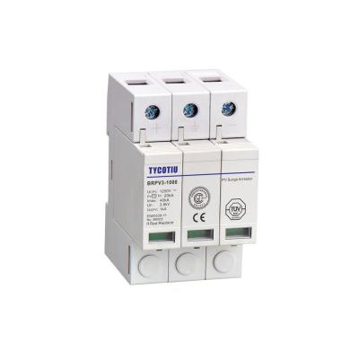 China TYCOTIU BRPV3-1000 PV 1000V Surge Protector Power DC Surge Protector SPD Plastic Protective Device for sale