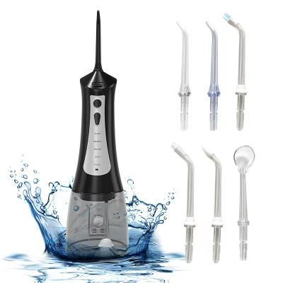 China New Travel Water Flosser Commercial Portable Oral Irrigator Water Flosser 300ml 2023 Dental Tooth Remover IPX7 Waterproof for sale