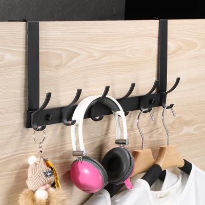 China Viable Folding Coat Organizer Rack Cloth Hanging Over Door Hooks Hanger Over Door Hook for sale