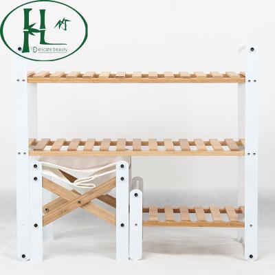 China Factory Direct Modern Bamboo Household Customized New Shoe Rack For Home for sale