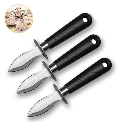 China Sustainable Oyster Shelling Knife Clam Knife Shucker Seafood Opener With Non Slip Handle Opener For Shellfish for sale