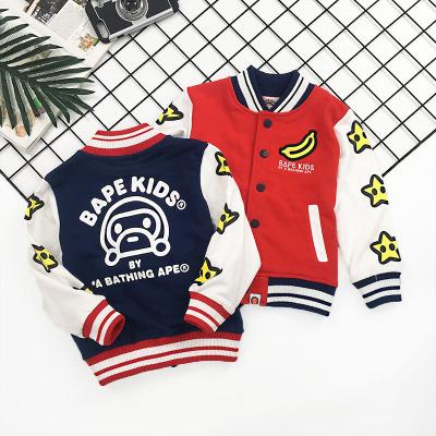 China Fashion Cotton Boys And Girls Windproof Jackets Fall Jackets For Kids for sale