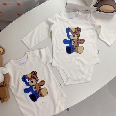 China High Quality 100% Cotton Short Sleeeves Baby Clothes Romper for sale