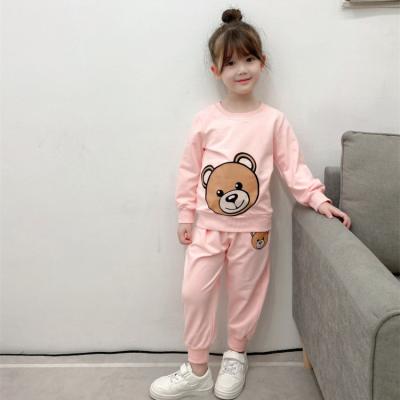 China Fashion Little Girls Girls Vintage 2 Sets Fall Clothing Sets for sale