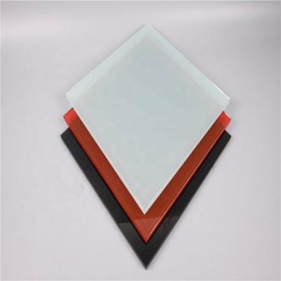 China Architectural 12mm Thick Supermarket Laminated Glass 8mm 10mm White Stained Tempered Laminated Glass Price for sale