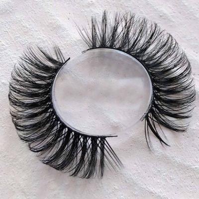 China iShero Natural Long Winged Eyelash Dual Density Curl Strip Lashes Packaging 3d False Mink Lashes Custom Long Lashes Russian Strip Lashes for sale