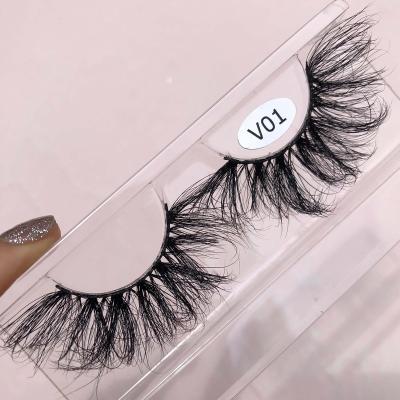 China Long Dramatic Wholesale Real Mink Eyelashes 5d Lashes3d Vendor 25mm Lashes Long Natural iShero for sale