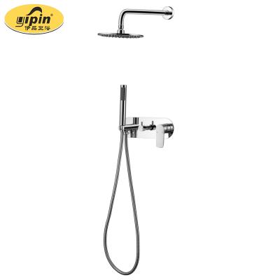 China Without Sliding Bar Hot Sale With High Quality Luxury Rainfall Built In Hot And Cold Water Shower Set for sale