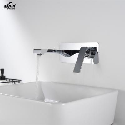 China Modern Single Hole Taps Supersprint Bathroom Faucet Metered Deck Mount Hot Cold Water Mixer Tap Bathroom for sale