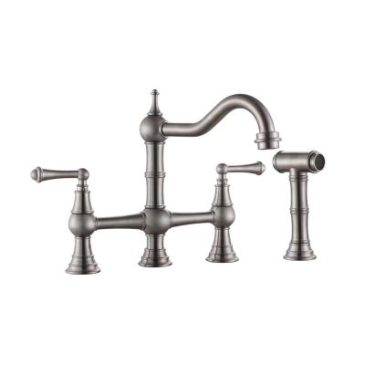 China Kaiping metered faucets, Guangdong light gray antique faucets for the kitchen platform faucet is rotatable for sale