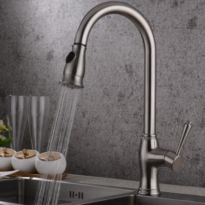 China Faucet modern high quality chrome plated kitchen faucet filling material nickel 304 stainless steel design type cocina de griferia for sale