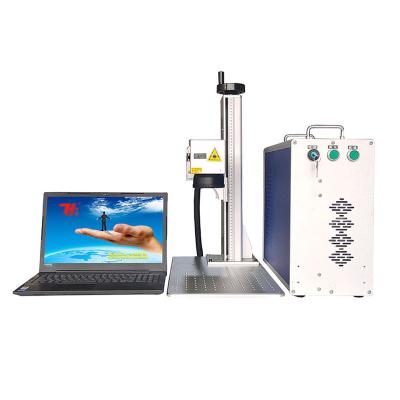 China Portable Metal Jewelry Laser Marking 20w 30w50w Fiber Laser Marking Machine Plastic Laser Engraving Machine for sale