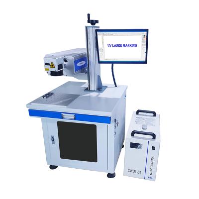 China Laser marking grabado laser plastico 3W 5W 7W 10W UV laser marking made machine in Shenzhen for sale