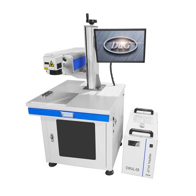 China 2021 High Efficiency 3W Programmable Logic UV Laser Marking Machine Closed Laser Engraving Machine For Nonmetal DGUV-T3 for sale