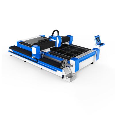 China Shenzhen SERVOMOTOR 1000W 1500W 2000W 3000W 3015 sheet and tube fiber laser cutting machine for sale