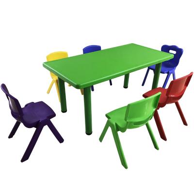 China Durable Factory Hot Sale Children Table And Chairs Wholesale Plastic Kindergarten Furniture for sale