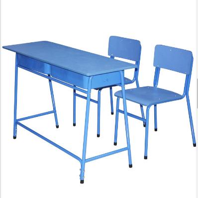 China Modern Modern Student Furniture School Table and Double Chair Educational Classroom Desk and Bench for School Furniture for sale