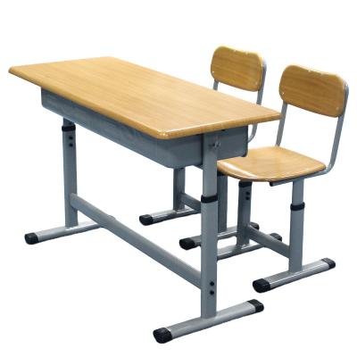 China Modern Adjust Office Chair School Furniture With Cheap Price And Competitive Price Double Students Set for sale