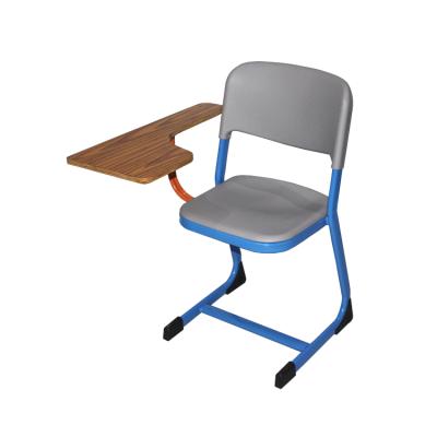 China School chair for meeting plastic trianing student chairs practicing chair with writing Tablet pad for sale