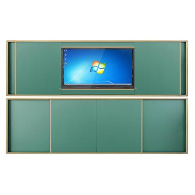 China Self-magnetic chalk board green in classroom school for sale