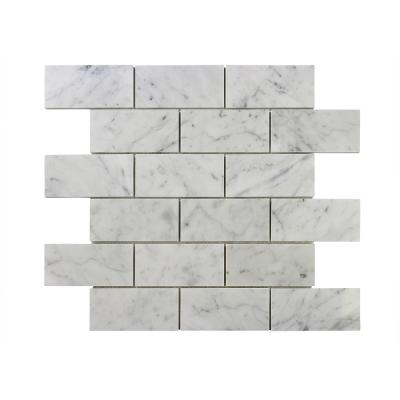 China Hot Sale Bianco Carrara Italian White Marble Parquet 2