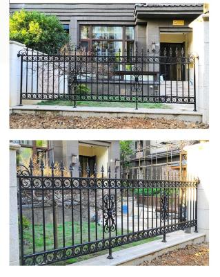 China Factory Direct Supply Cheap Easily Assembled Wrought Iron Decorative Fence for sale