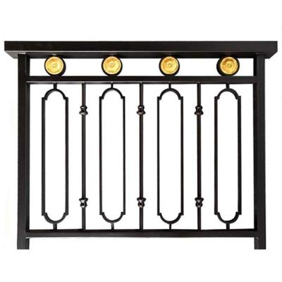 China Modern Direct Wrought Iron Balcony Fence Factory Fence Iron Fence Designs for sale