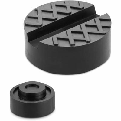 China Automotive Repair Tools Universal Trolley Floor Rubber Jack Disk Pad Adapter for Car Jack for sale