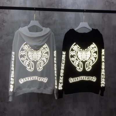 China Wholesale Anti-pilling Men's Winter Pullover Printing 3m Reflective Hoodies for sale