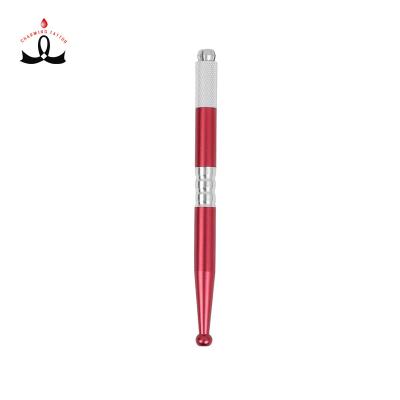 China New Design Microblading Pen Micro Blade Permanent Makeup Manual Pen Red Permanent Tattoo Manual Tool for sale