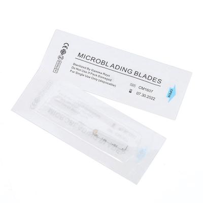 China Factory Supplier Permanent Microblading Flex Blade 304 Stainless Steel Microblade With EO Gas Sterilize For Permanent Makeup And Tattoo for sale