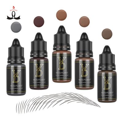 China Best Permanent Tattoo Ink Eyebrow Yard Makeup Organic Microblading Liquid Pigment Pigments Cosmetic Microblading Tattoo Ink for sale