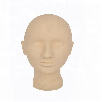 China High Quality Permanent Makeup Training 3D Silicone Practice Rubber Head Model for sale