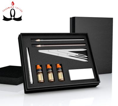 China Permanent Makeup/Permanent Tattoo Practice Kit Microblading Training Starter Charming Professional Eyebrow Makeup Kit Training Tattoo For Training for sale