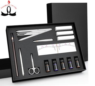 China Permanent Makeup Practice / Charm Factory Training Direct Microblading Tattoo Shaping Kit Permanent Makeup Tattoo Kit For Microblading Academy for sale