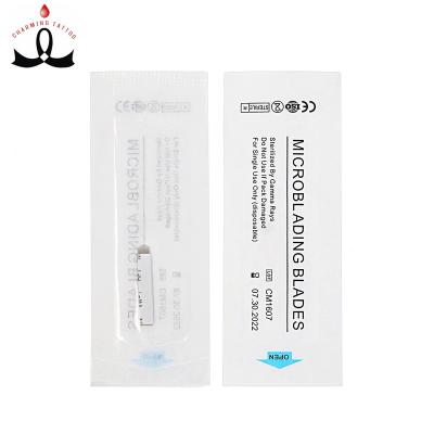 China Hot Selling Disposable Microblading Blades Permanent Microblade Supplies 0.18mm NanoMicroblading For Microblading Tattoo Eyebrow for sale