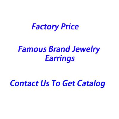 China Famous Brand Mixcolor Crystal Rhinestones Earrings High Quality Factory Price Jewelry Designs Elegant Custom Wholesale Gifts for sale