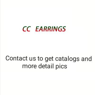 China High quality 2021 fashion jewelry fashion famous female designer brand channel earrings custom letter cc stud diamond earrings for women for sale