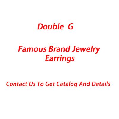 China 2021 Fashion Jewelry High Quality Famous Brand GG Earring Designer Luxury Gold Plated Earrings for sale