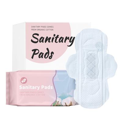 China White-label Brand Cotton Pads Breathable Biodegradable Plus Max Ion Organic Negative Sanitary Napkins Loose Brand Bamboo for sale