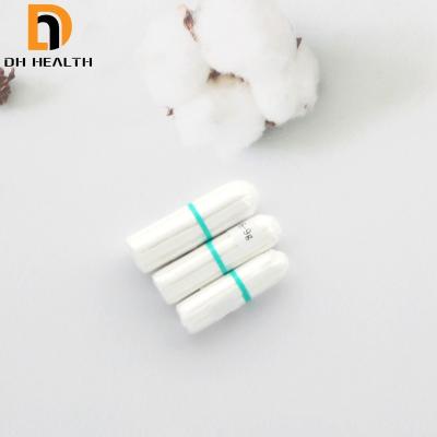 China Biodegradable organic cotton tampon for women hot sale cad wholesale cheap femeninos organic cotton tampon with plastic applicator for sale